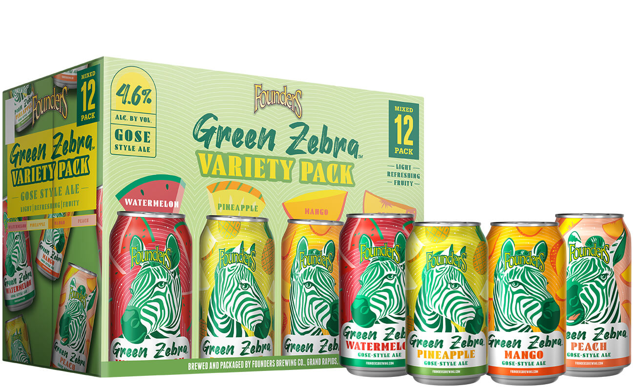 Green Zebra Variety pack packaging