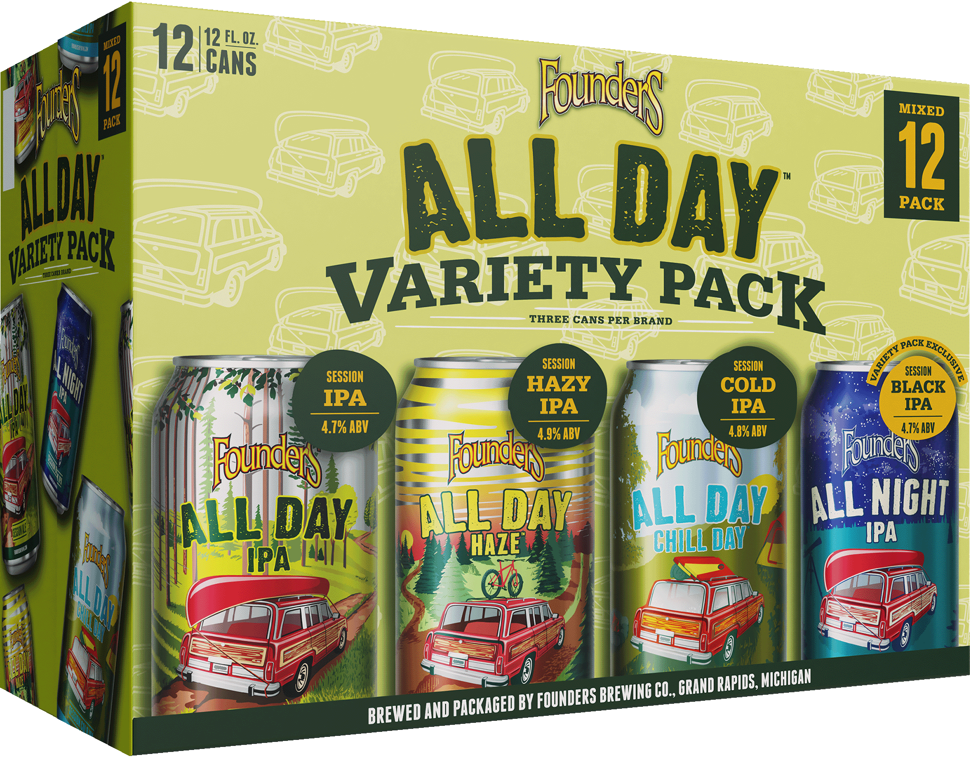 All Day IPA Variety Pack packaging