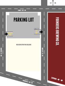 Grand Rapids parking map