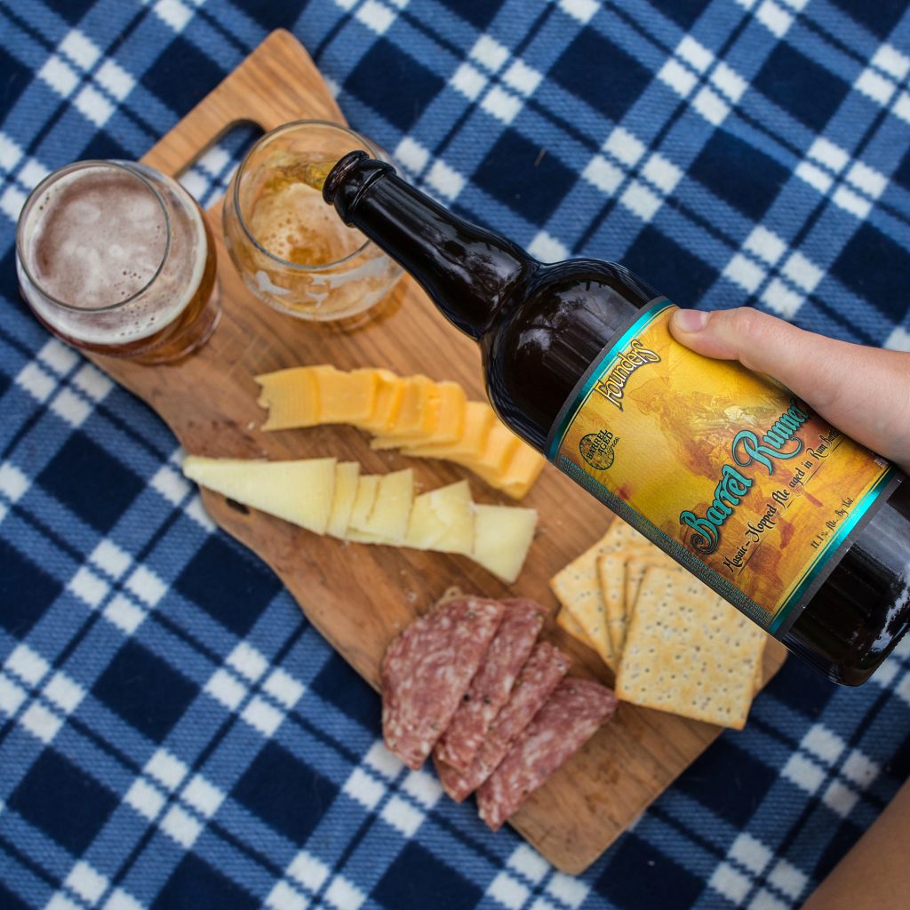 Founders Barrel Runner and charcuterie board