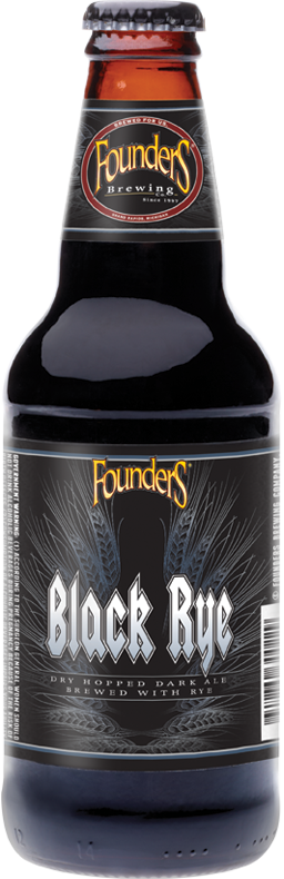 Founders Black Rye bottle shot