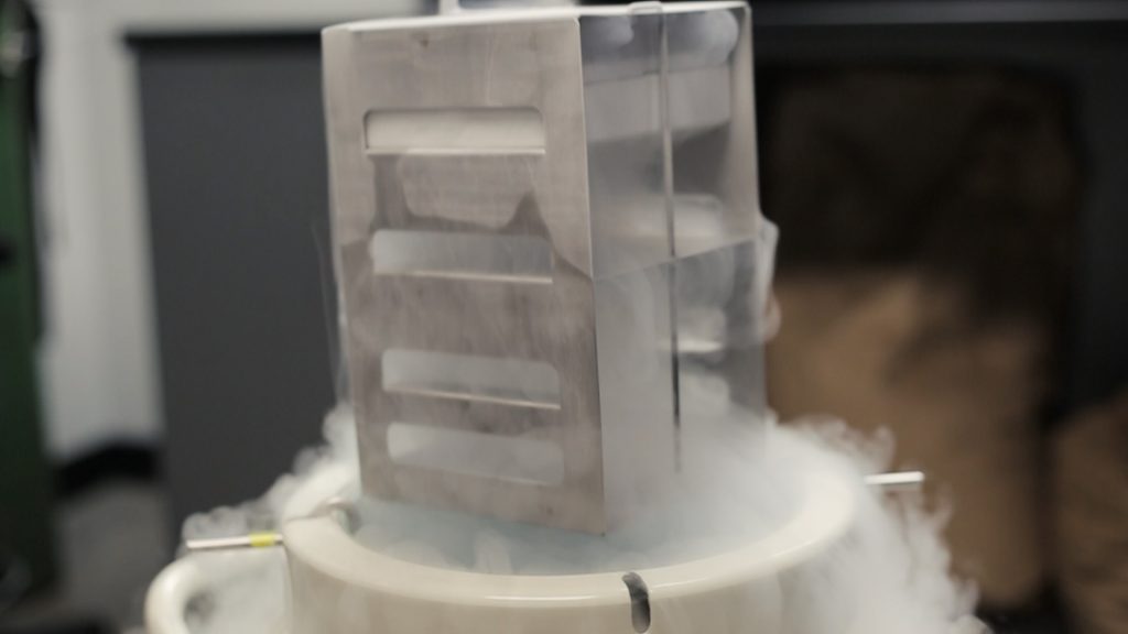 Cryogenic machine steaming