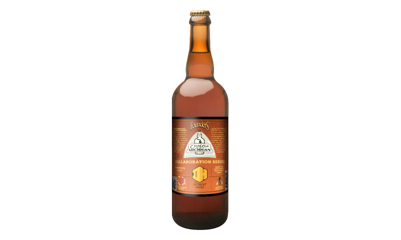 Crafted in Michign Summer's Gold 750mL bottle