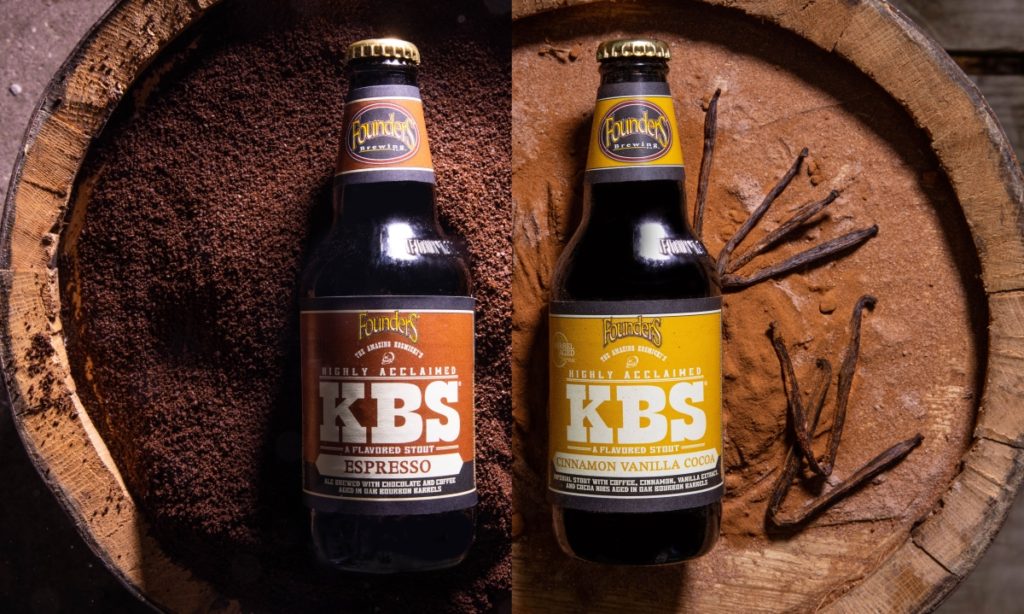 KBS Espresso and KBS Cinnamon Vanilla Cocoa bottles