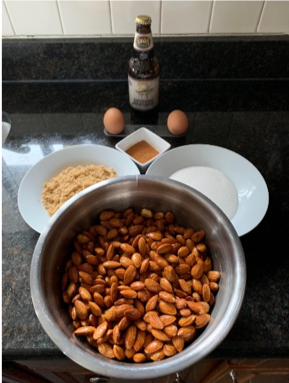 Ingredients for Founders Backwoods Bastard Cinnamon Roasted Almonds
