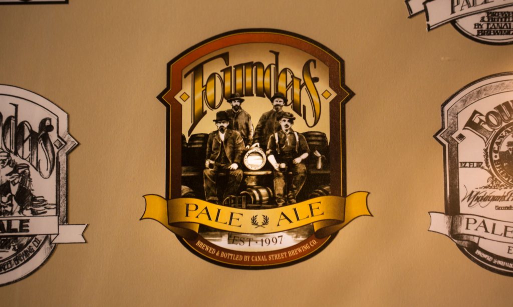 Founders Pale Ale beer badge