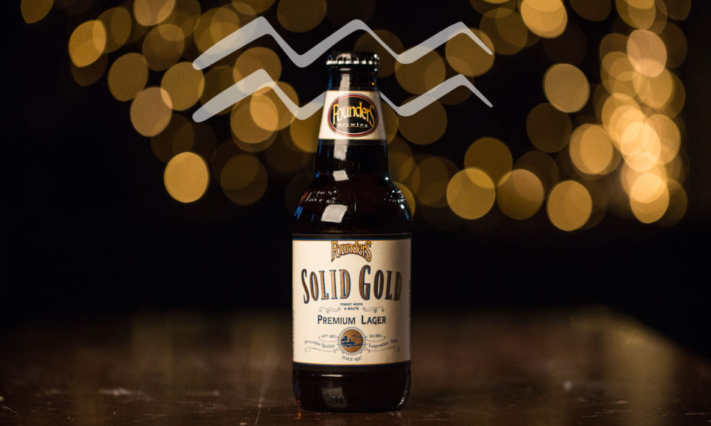 Bottle of Founders Solid Gold