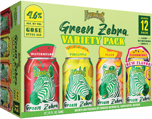 Green Zebra 12 pack variety pack