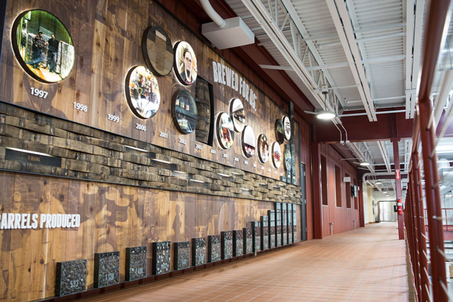 Inside Founders brewing facility