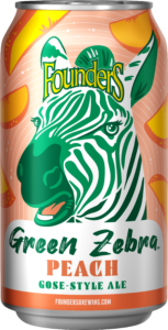 Green Zebra peach 12oz can