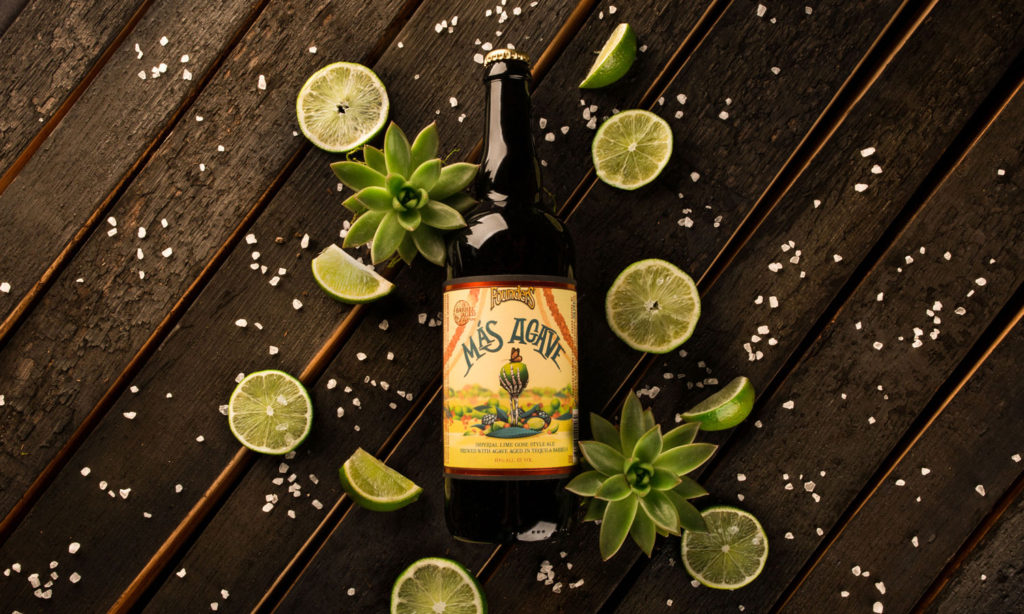 Founders Más Agave with limes and salt
