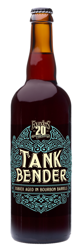 Founders Tank Bender beer bottle
