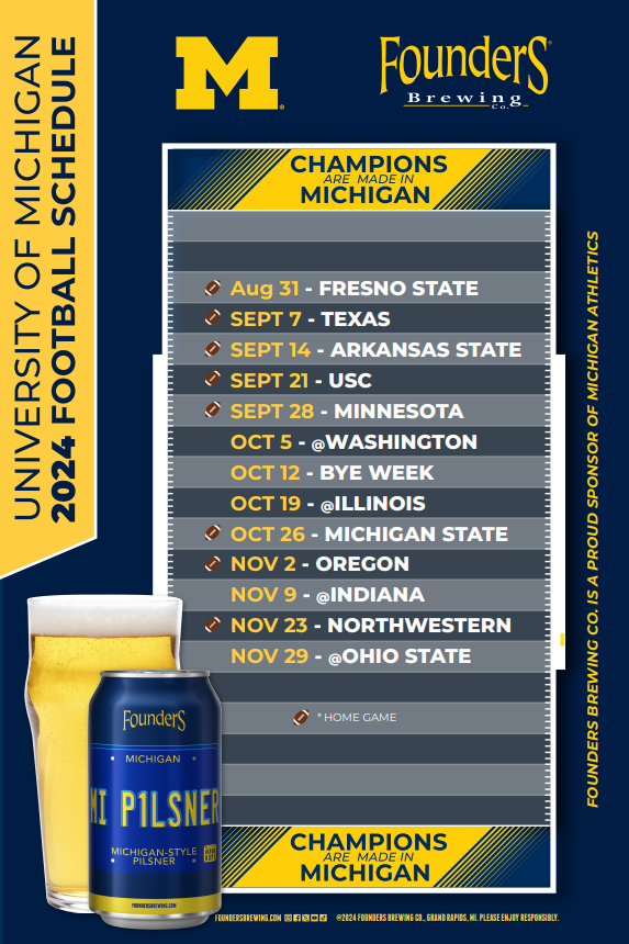 UofM football schedule