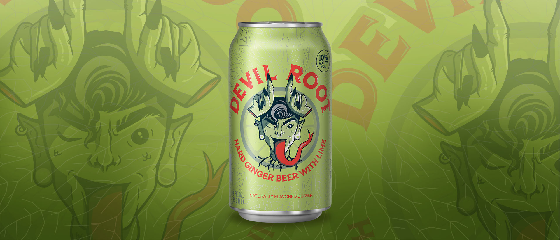 Devil root 12 oz can slider