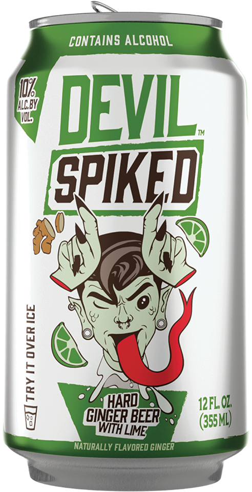 Devil Spiked Hard Ginger Beer 12oz Can