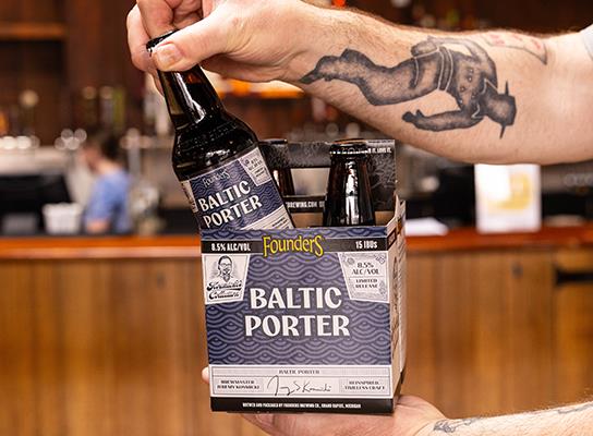 Baltic Porter in a 4-pack