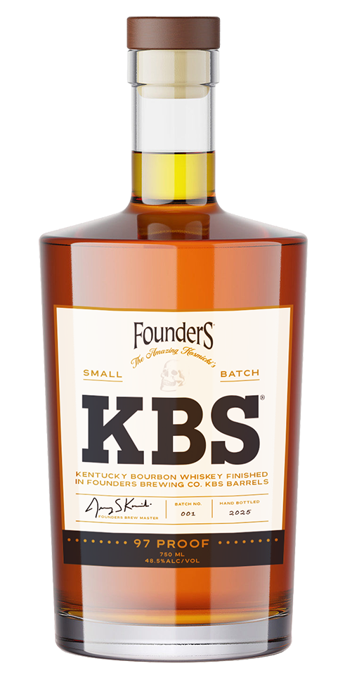 KBS Bourbon 97 Proof 750 ML bottle.